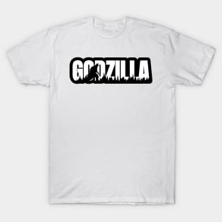 White Godzilla Kids T-Shirt